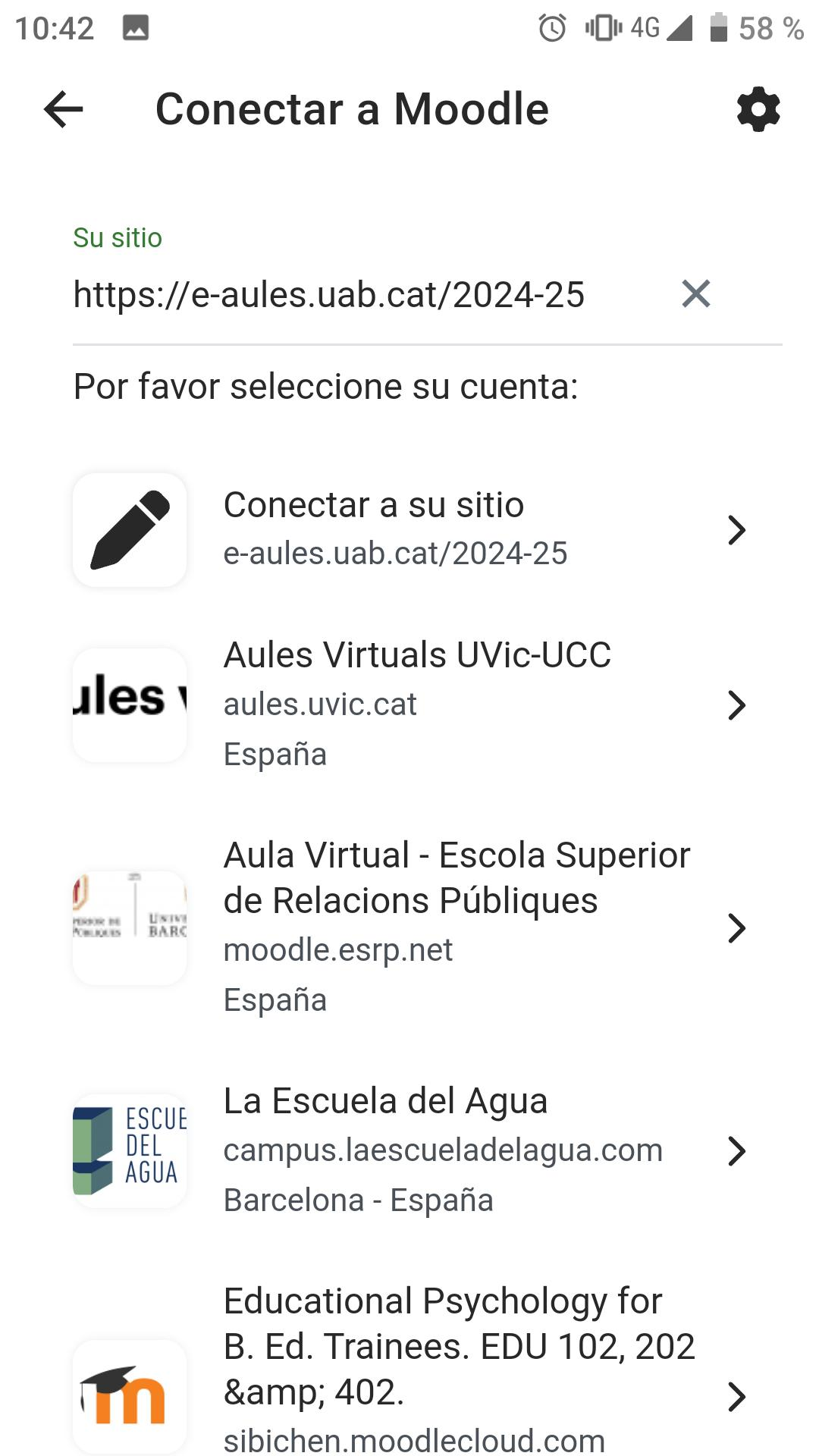 Moodle app 2