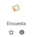 Icono para crear una actividad de Encuesta