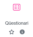 Icona per afegir una activitat de qüestionari