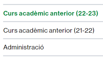 Enllaç del curs acadèmic anterior 2022-23