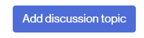 Button to add a new discussion topic in a forum