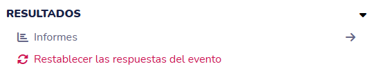 Acceso a los resultados de un evento de Wooclap