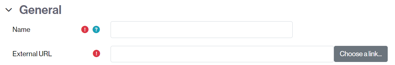 Creation of an url resource