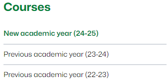 Link to view the classrooms for the 2024-25 course