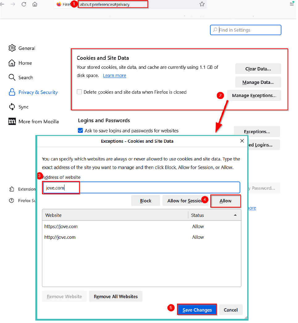 Configuració de les galetes de tercers en Firefox / Configuración de las cookies de terceros en Firefox / Setting third-party cookies in Firefox