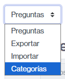 Enlace para crear y gestionar las categorías del banco del aula