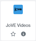 Box to add a JoVE activity