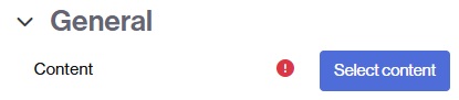 Button to select content from the JoVE platform
