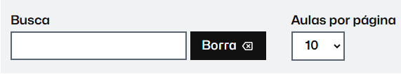 Buscador de espacions con autoinscripción