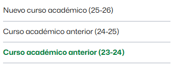 Enlace para acceder a las aulas del curso 2023-24
