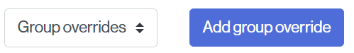 Button to add a group exception