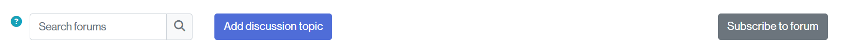 Button to subscribe to the forum