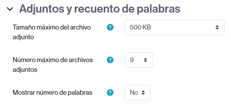 Gestión del tamaño y número de archivos que se pueden subir a un foro