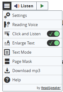 Text tagging options