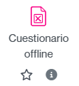 Icono para crear una actividad de cuestionario offline