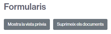 Botó per suprimir els documents generats a una activitat de Qüestionari fora de línia