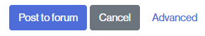 Access to more configuration and forum posting options